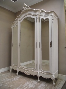 Triple Door Rococo Armoire