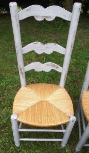 Vintage French Ladderback Chair 