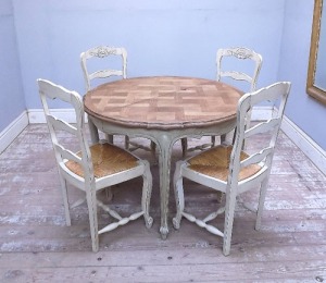French Vintage round provencal table
